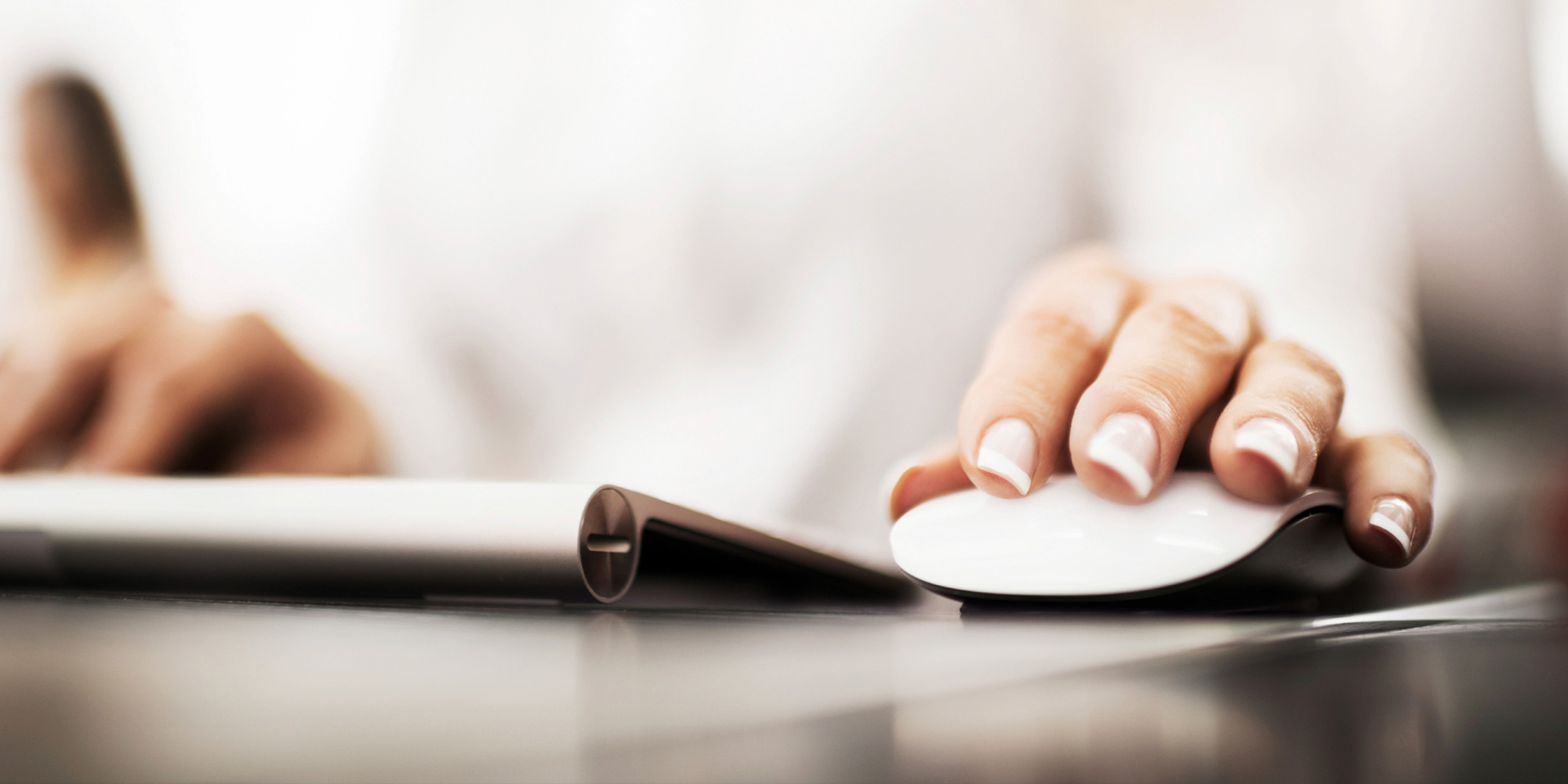 Woman on computer