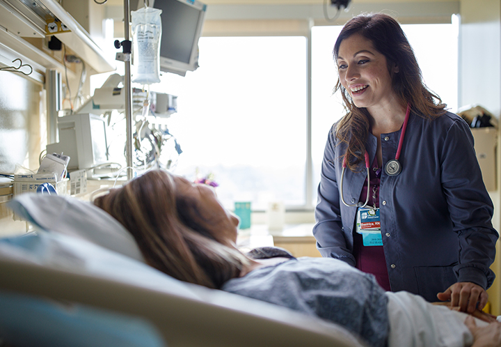 Medical Professional with patient