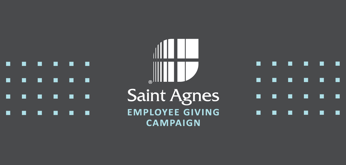 Employee giving banner