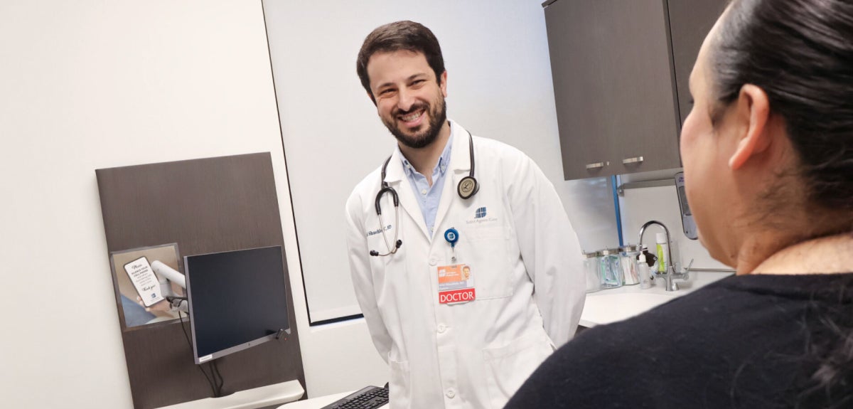 Shuchleib with patient