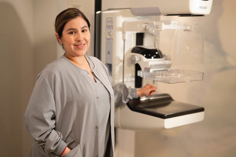 Mammography technician