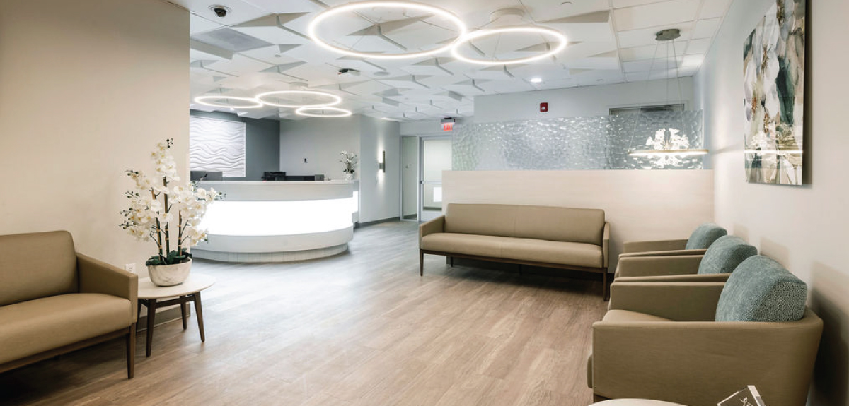 Breast center waiting room