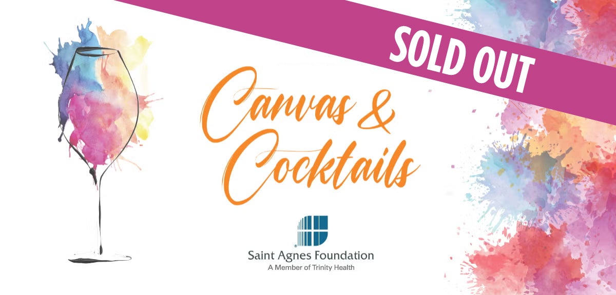 Canvas Cocktails Banner Sold Out