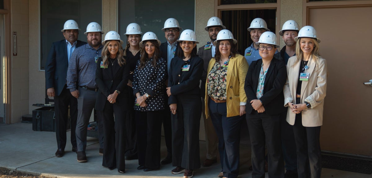 Senior leaders at Holy Cross Clinic